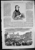 Old F Lygon Civil Lord Admiralty Inauguration Monument Carlisle 1859 Victorian