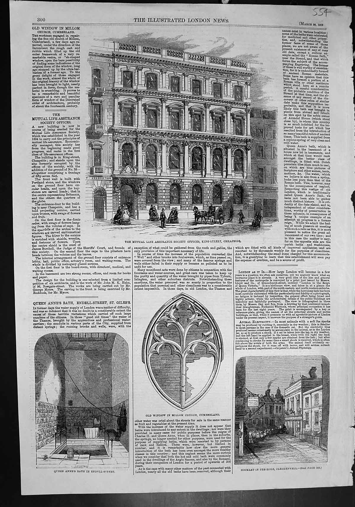 Old Mutual Life Assurance Soc Cheapside Hockley In Hole Clerkenwell