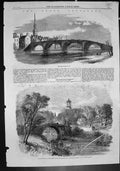 Old Burns Centenary Twa Brigs Ayr Brig Doon Monument Alloway Kirk1859 Victorian