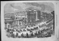Antique Print Reception Princess Alexandra London Procession Hyde Park 1863