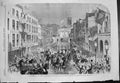 Old Print Reception Princess Alexandra London Procession Temple Bar 1863 19th