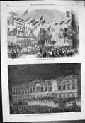 Old Exeter Procession High Street St Petersburg British Embassy 1863 Victorian