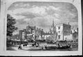 Old Antique Print Ashbridge House Buckinghamshire Seat Earl Brownlow 1863 19th