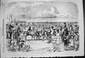 Old Part Scarborough John Leech Sea Lighthouse Beach Huts Crowds 1857 Victorian