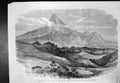 Antique Old Print Mount Egmont New Plymouth North Island New Zealand C 1864