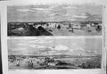 Antique Print Panoramic View St Petersburg Watch Tower Trinity Bridge 1855 19th