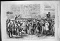 Old Print Crowd Balintore Waiting Mr Lincoln President United States 1861 19th