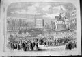 Antique Print Union Mass Meeting Held Union Square New York 20th April 1861