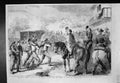 Old Print War America Federal Wounded Skirmish Lewinsville Virginia 1861 19th