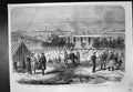 Antique Old Print War America Camp Federal Prisoners Belle Isle Richmond 1864