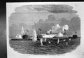 Old Print Frigate New Ironsides Ericsson Batteries Action Charleston 1863 19th