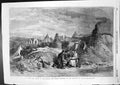 Old Antique Print Huts Tents Rifles Royal Marines Heights Balaclava 1855 19th