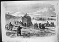 Original Old Antique Print Progress Balaclava Railway Church Kadikol 1855 19th