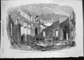 Antique Old Print Ruins Church St Peters St Paul Sebastopol E Goodall 1855 19th