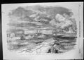 Original Old Antique Print Destruction Docks Sebastopol Sketch J A Crowe 1856