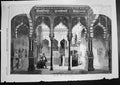 Original Old Antique Print East India House Museum Interior 1858 19th