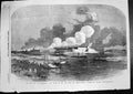 Old Print City Fort Allahabad Taking City From Rebels Captain Stace 1857 19th