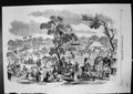 Old Hindoo Fair Nautches Perform Coryphee Surrounded Spectators 1858 Victorian