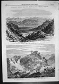 Old Expedition Against Hill Tribes Punjaub Frontier Chumla Valley 186 Victorian