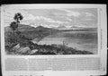 Original Old Antique Print General View Bombay From Malabar Hill 1853 Victorian