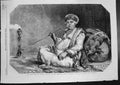 Antique Old Print Hindu Rajah Ooncar Mandatta Nerbudda W Carpenter Jun 1857