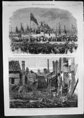 Old Memorial Stone Cornwall Hospital Fatal Explosion Birmingham 1862 Victorian
