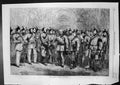 Original Old Antique Print London Scottish Volunteers 1862 19th