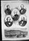 Old Neapolitan Exiles Carlo Poerio Cesere Braico Skiff Race Tyne 1859 Victorian