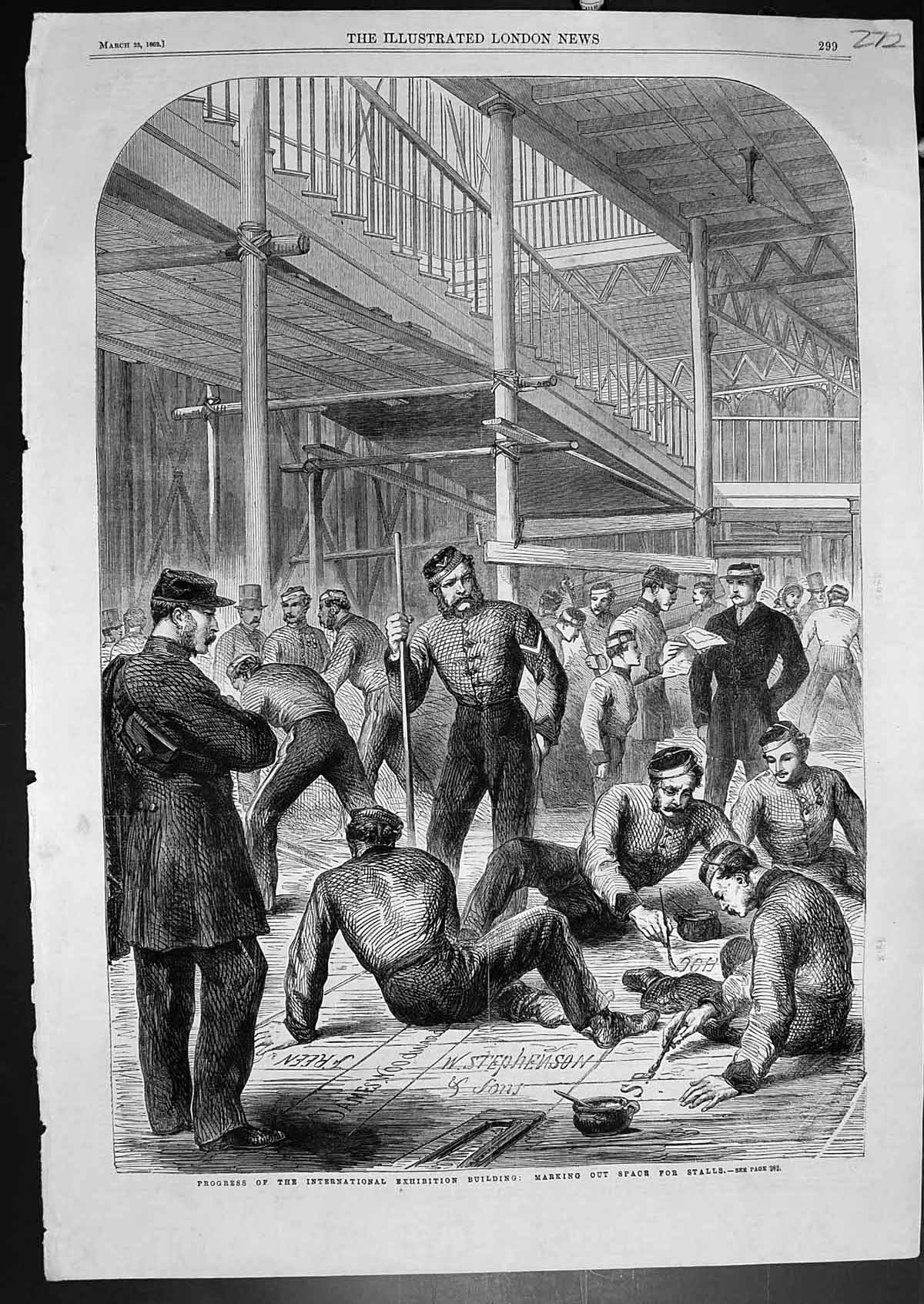 Old Progress International Exhibition Building Marking Space Stalls