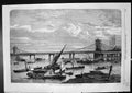 Old Progress Charing Cross Railway Bridge New Race Boat Messenger1863 Victorian