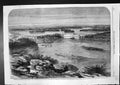 Antique Print Prince Wales Canada City River Ottawa GCrown Found Spain 1860