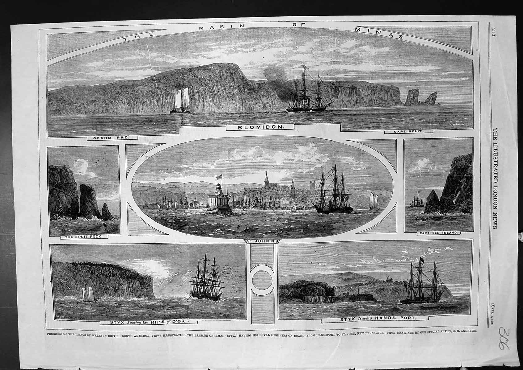 Old Prince Wales Hms Styx Handsport St John Barometers Lifeboat 1860 Victorian