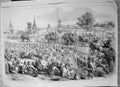 Old Print State Procession Presents Governor General India King Ava 1856 19th