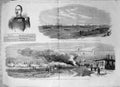 Antique Print Bombardment Capture Kinburn Gen Bazaine Commander French 1855