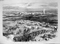 Antique Old Print Siege Sebastopol General View Sketched From Heights 1854 19th