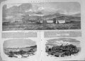 Old Sebastopol Fortifications Black Sea Remains Turkish Frigate 1854 Victorian