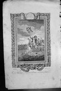 Original Old Antique Print First Descent Julius Caesar Coast Britain