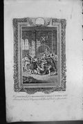 Old Print King EdmundAssassinated Leolf Robber Feast Augustine Church