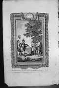 Antique Old Print Caractacus British Chief Betrayed Hands Romans Cartismandua