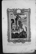 Old Print Gallantry English Sier Offering Sword Unarmed Spaniard Fort Om