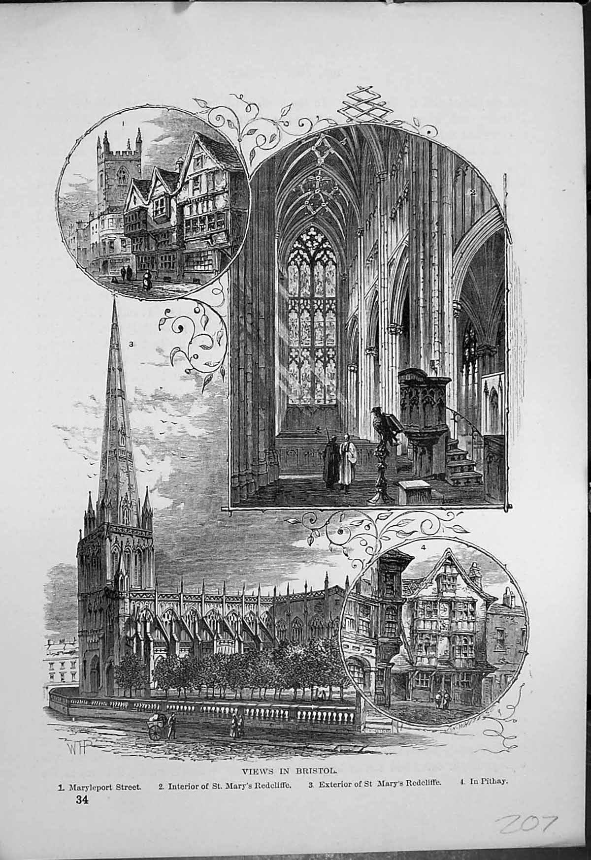 Old Bristol Maryleport St Pithay St Marys Redcliffe Interior Exterior