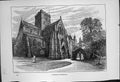 Original Old Antique Print Carlisle Cathedral