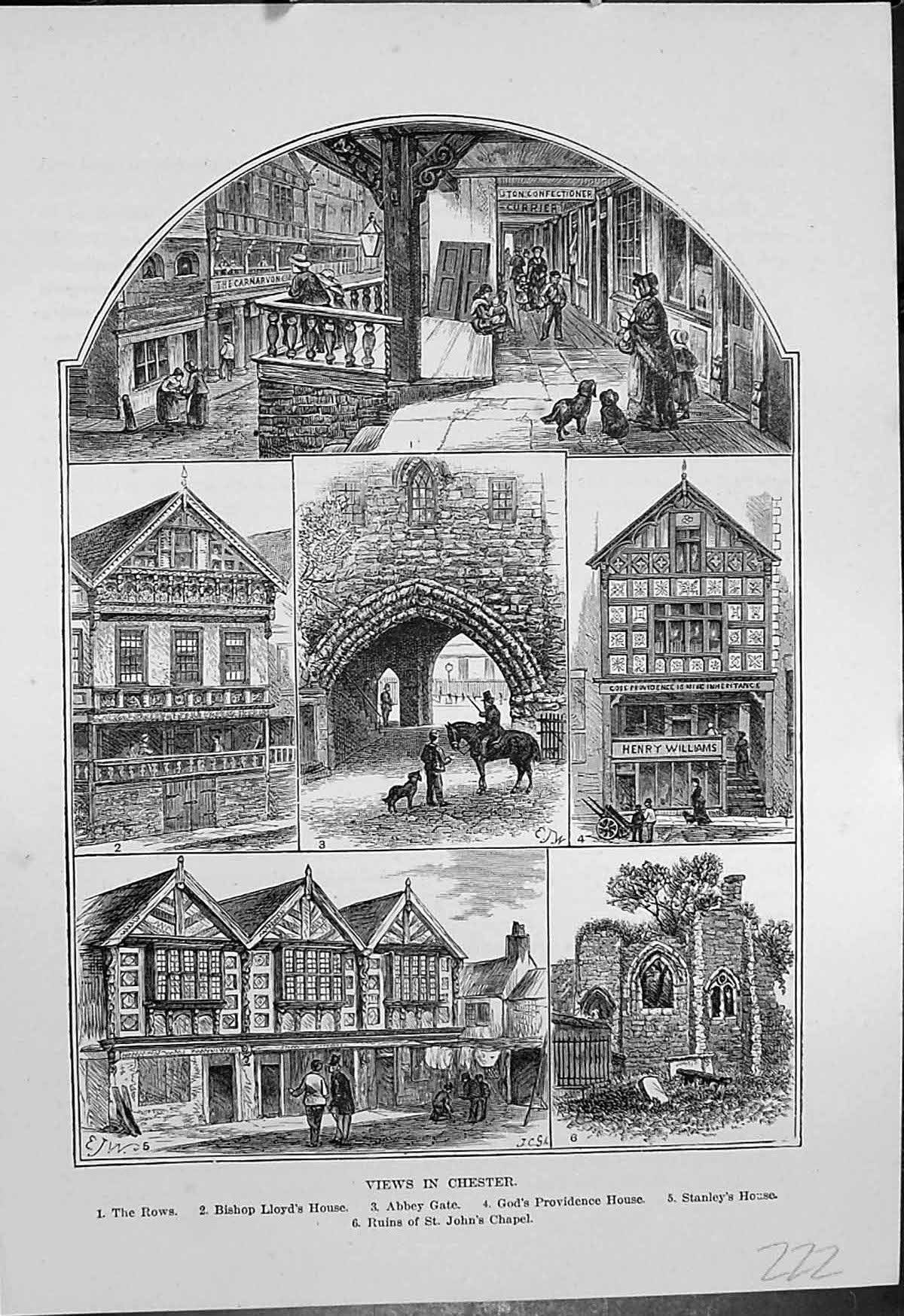 Old Chester Bishop Lloyds House Gods Providence House Stanleys House