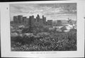 Original Old Antique Print Conway Castle From Road To Llanrwst