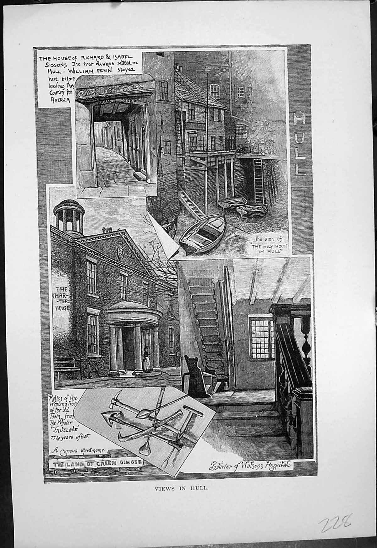 Old Hull House Richard Isabel Sissons Charter House Watsons Hospital