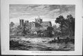 Original Old Antique Print Ripon Minster From South East River