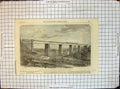 Antique Print Tarradale Viaduct Melbourne Sandhurst Railway Australia 1864 19th