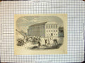 Original Old Antique Print Escape Chinese Emigrants Depot MacaoApril 1857