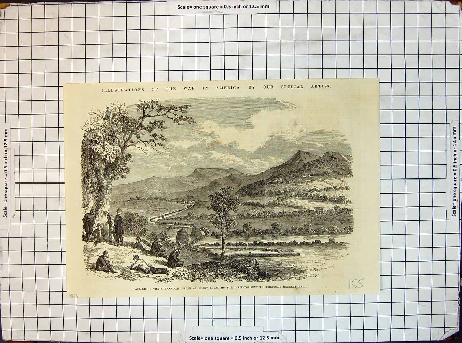 Old Shenandoah River Front Royal Divisions Reinforce General Early 18 19th