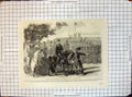 Old Print War America General M'Clellan Civil War Position Munsons Hill18 19th